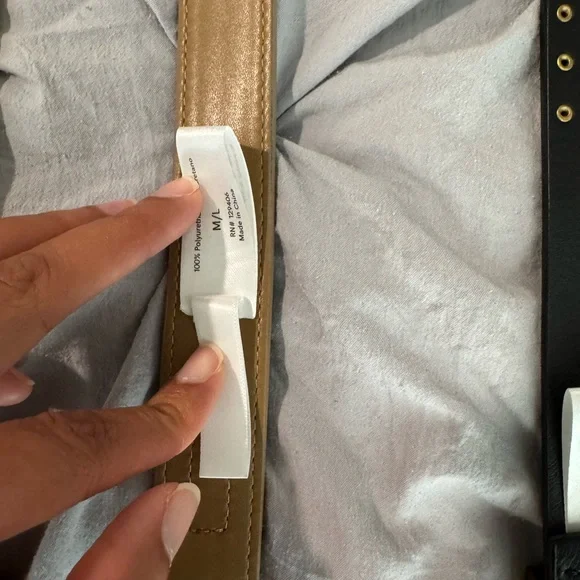 Elegant Women's Belt Collection - Black, Tan, White - Picture 5 of 7